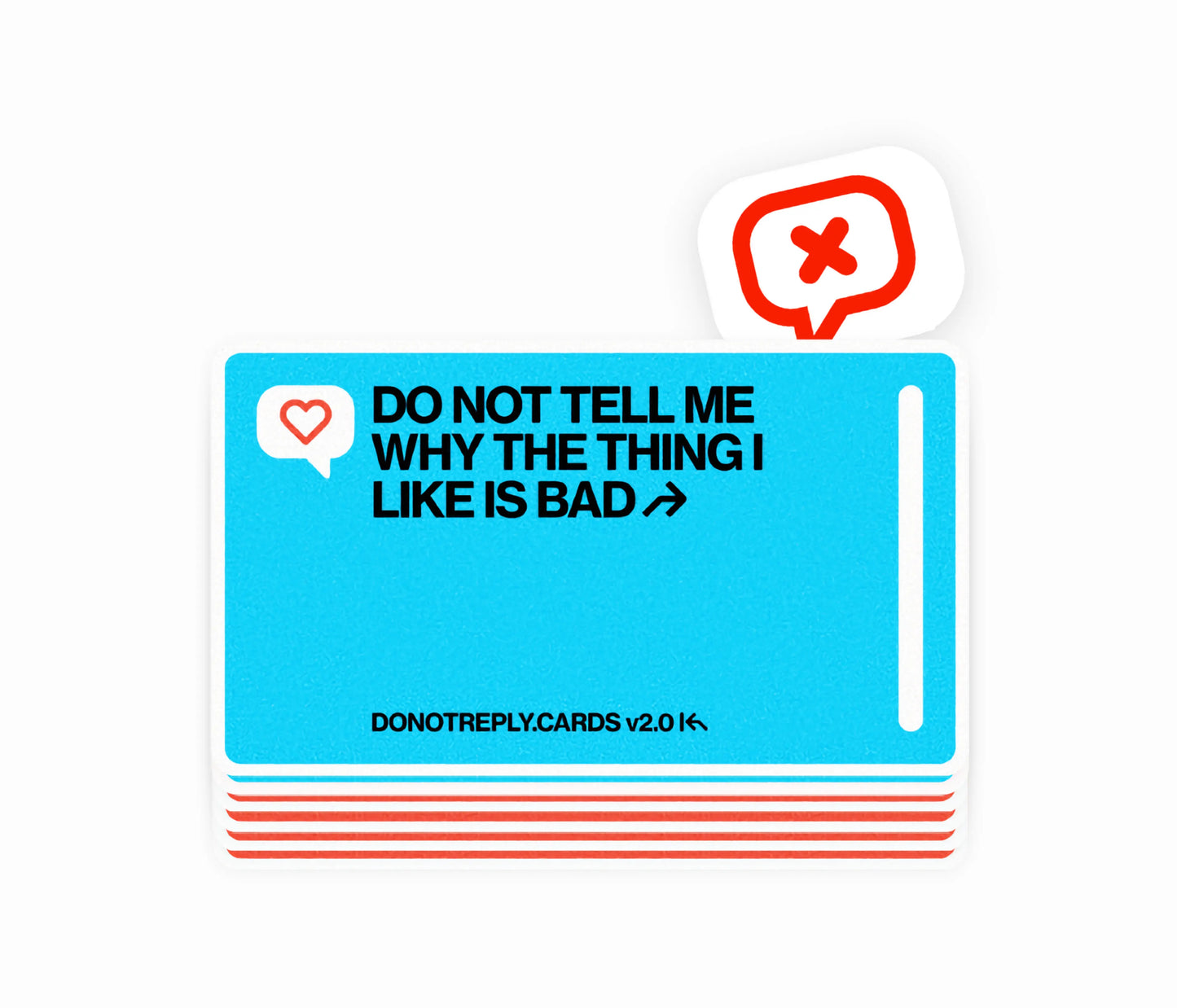 DO NOT REPLY STICKERS ↱