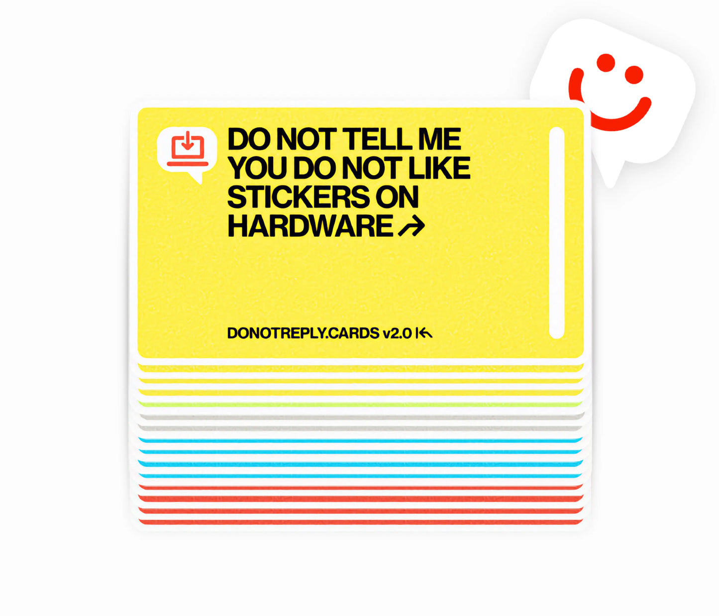 FIRST EDITION RUN OF 15 DO NOT REPLY STICKERS ↱
