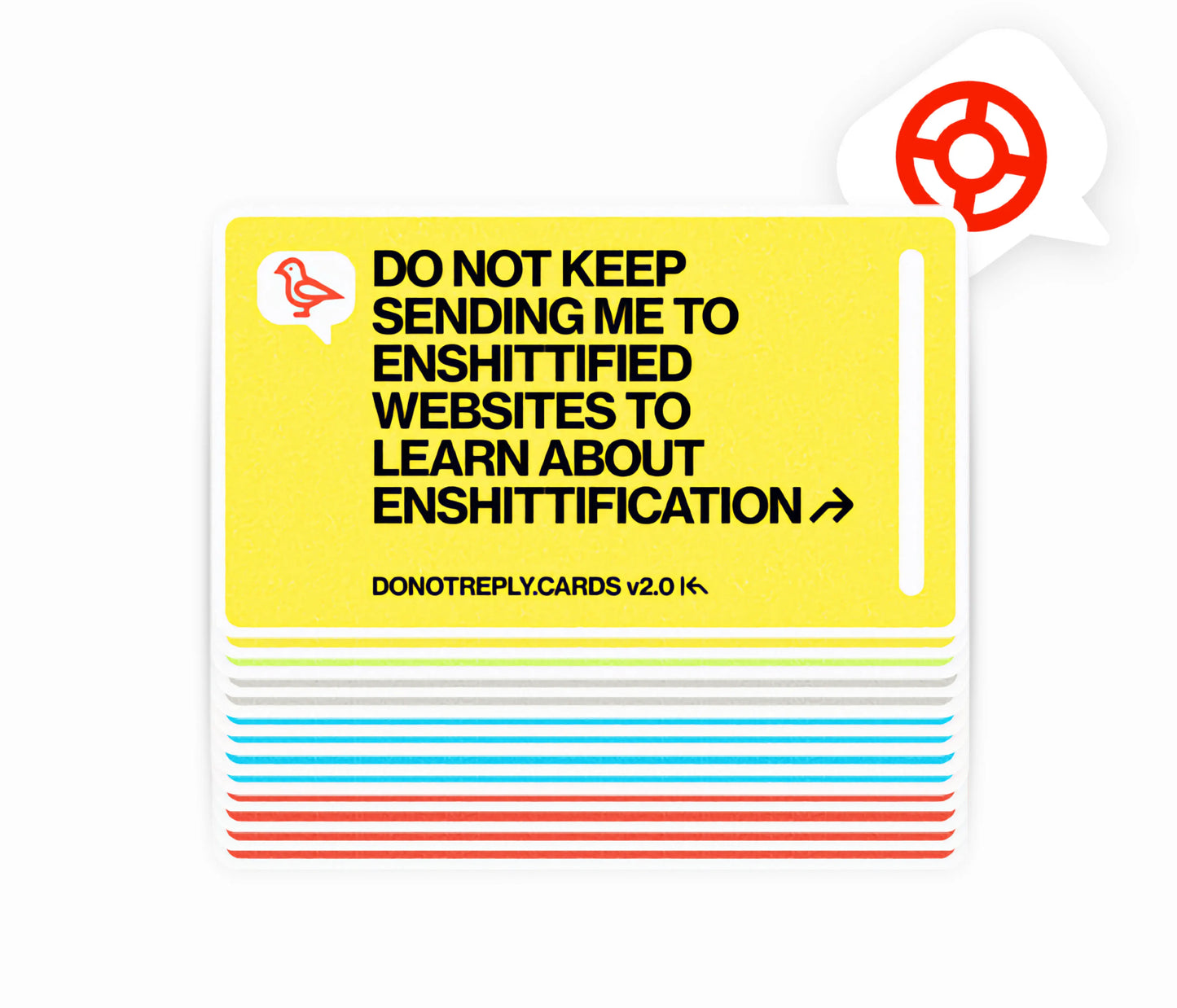 FIRST EDITION RUN OF 15 DO NOT REPLY STICKERS ↱